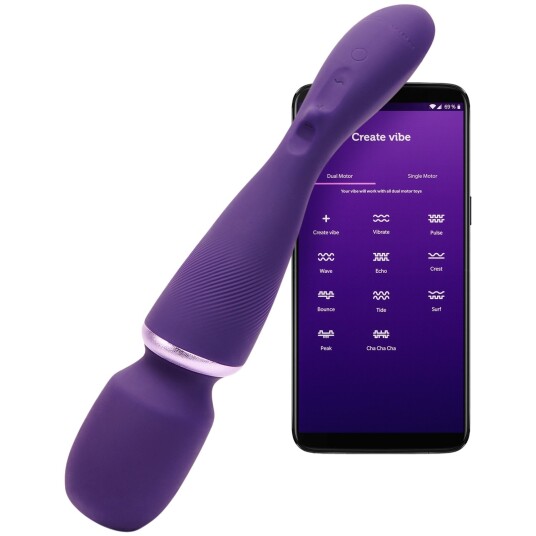 We-Vibe Wand Body Massager med Tilbehør - Lilla - Lilla