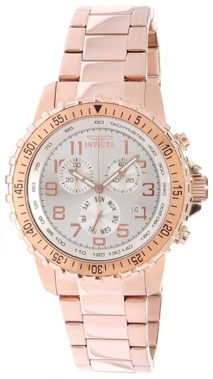 Invicta Herreklokke 11368 Specialty Sølvfarget/Rose gulltonet stål Invicta Herreklokke 11368 Specialty Sølvfarget/Rose gulltonet stål