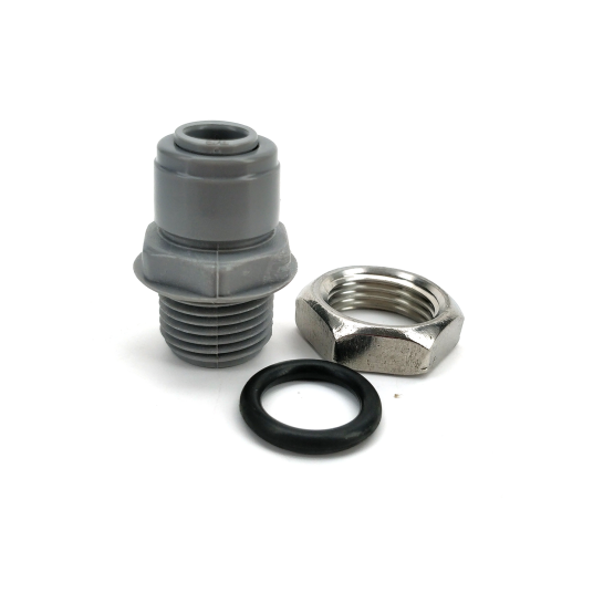 9,5mm (3/8") til 1/2" BSP med mutter Duotight Hurtigkobling / Temp Twister