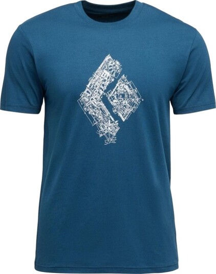 Black Diamond M Engineered Diamond Ss Tee Indigo Black Diamond M Engineered Diamond Ss Tee Indigo