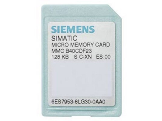 Siemens 6Es7953-8Lg31-0Aa0, 0,000128 Gb, Mmcmicro, Riperesistent, Grønn Siemens 6Es7953-8Lg31-0Aa0, 0,000128 Gb, Mmcmicro, Riperesistent, Grønn