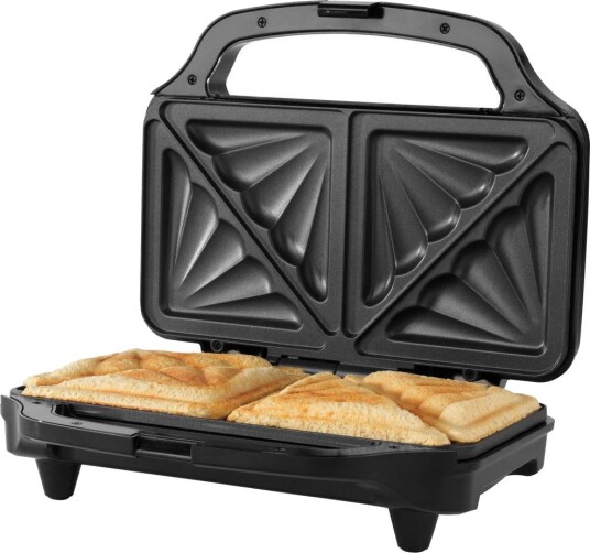 Petra XL Sandwichjern - 900W - Svart