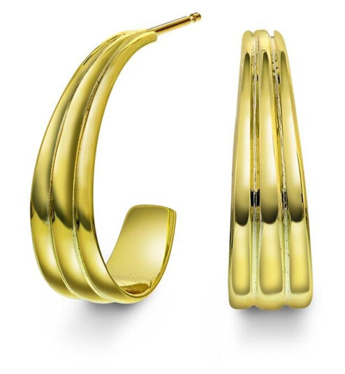 Pan Jewelry, Athens Aura øreringer i forgylt 925 sølv Pan Jewelry, Athens Aura øreringer i forgylt 925 sølv