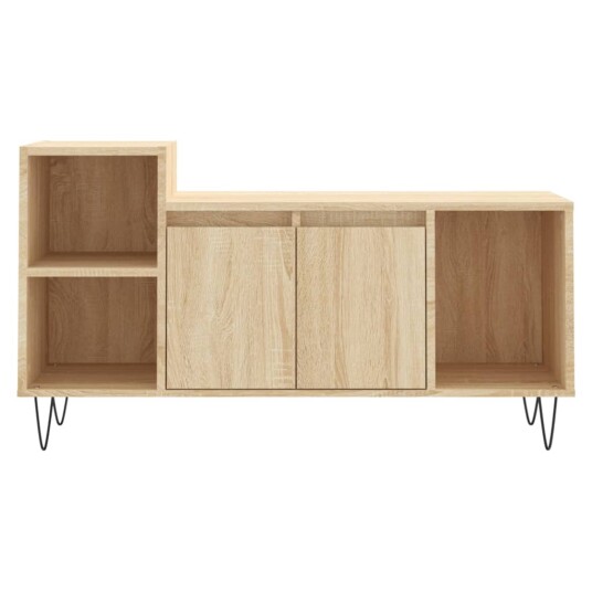 vidaXL TV-benk sonoma eik 100x35x55 cm konstruert tre 8721012113589 vidaXL TV-benk sonoma eik 100x35x55 cm konstruert tre 8721012113589