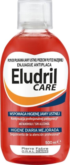 Klorheksedin Munnvann Elgydium ELUDRIL Care Anti-Plaque 500 ml. Klorheksedin Munnvann Elgydium ELUDRIL Care Anti-Plaque 500 ml.