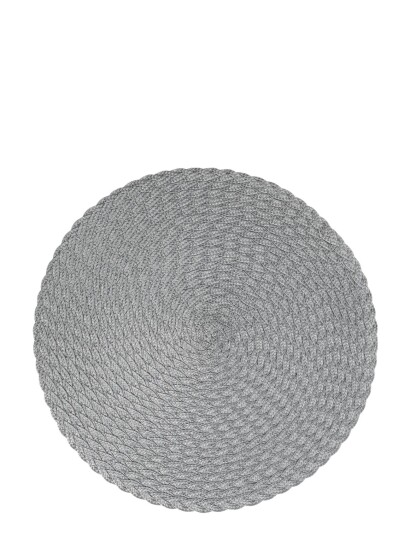 Noble House Place Mat Tellus - Grey - Ø 38 cm