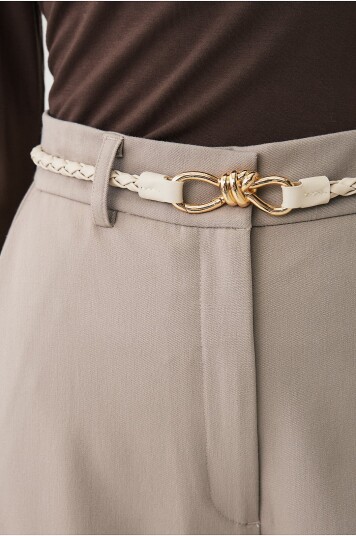 Ellos Collection Belte med knute Beige Ellos Collection Belte med knute Beige