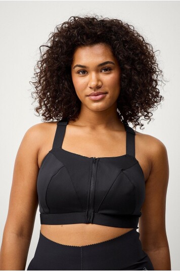Zizzi   Sports BH aSinva High Support Bra   Svart