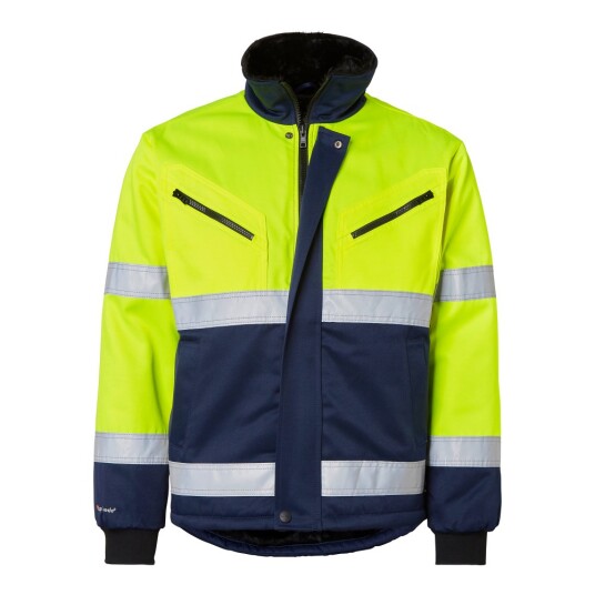 Top Swede 5616 Jakke, Fluoresant Yellow/Navy, 1 stk ,SBG-5616-12 L