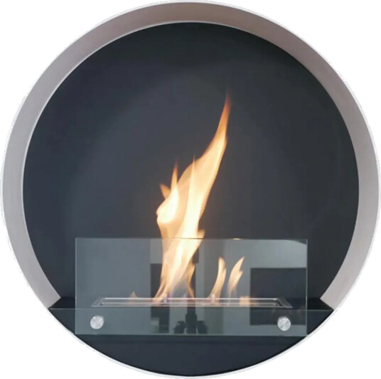 ScandiFlames Delaware rund vegghengt biopeis sort ScandiFlames Delaware rund vegghengt biopeis sort