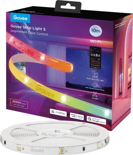 Govee RGBIC LED Lightstrip 10 meter Govee RGBIC LED Lightstrip 10 meter