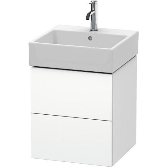 Duravit L-Cube Servantskap m/2 skuffer 484x544x459 mm Hvit Matt