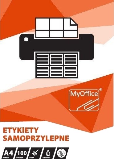 Myoffice Myoffice Etiketter A4 Myoffice 105 X 148 Mm 100