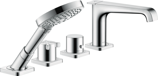 Axor Citterio E Badekarbatteri For karkant, Krom Axor Citterio E Badekarbatteri For karkant, Krom