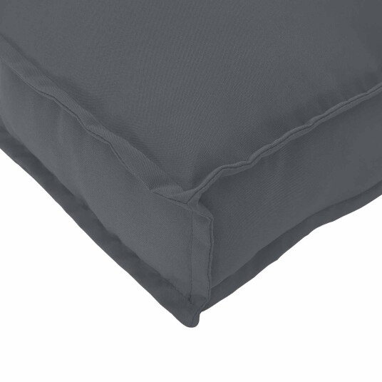 Pallepute for sete Antrasitt 120 x 80 x 12 cm Oxford stoff