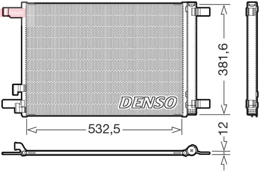 Kondensator DENSO DCN02048 Kondensator DENSO DCN02048