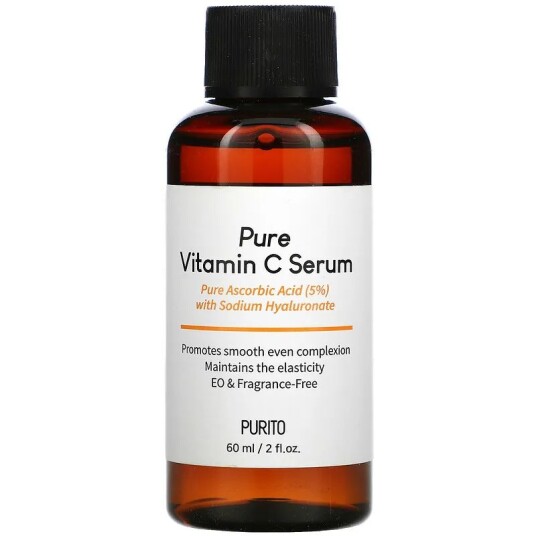 Purito Pure Vitamin C Ansiktsserum 60 ml med Hyaluronsyre for Anti-Aging