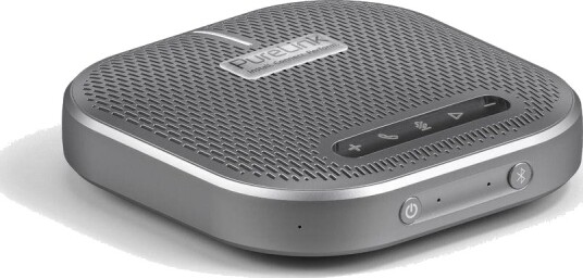 PureLink konferanseh??yttaler med rundstr??lende mikrofon ??? Bluetooth 5.0, 3W, fire mikrofoner, USB-C, AUX