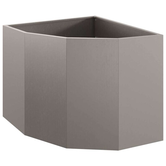 vidaXL Hjørne Plante Rusten 60 x 60 x 50 cm Cortenstål