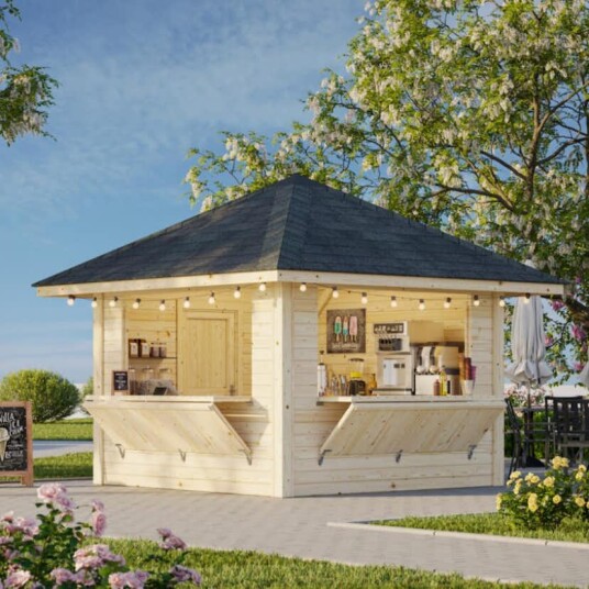 Kiosk Palmako Bianca 105 8,3 m2 Kiosk Palmako Bianca 105 8,3 m2