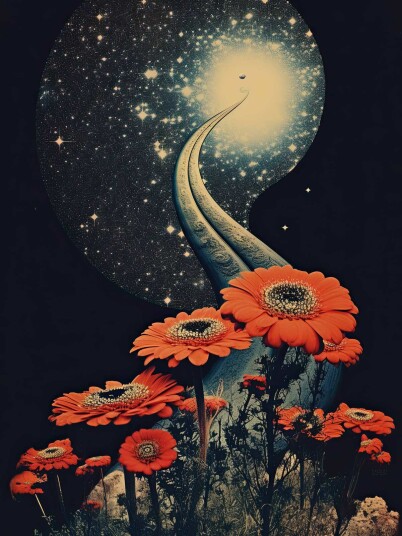 Plakat Kosmisk Vei Kunst