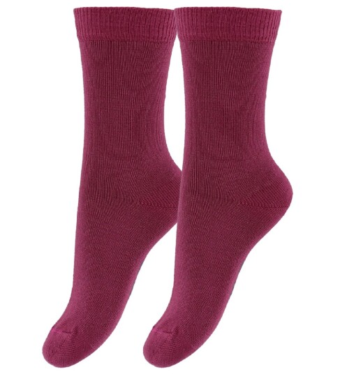 Fuzzies Sokker 2 pack Bordeaux 39/41 Sokker Lilla Rød 39 41