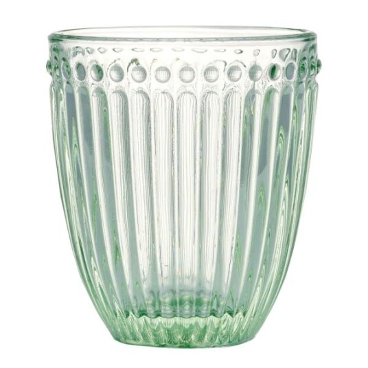 GreenGate - Alice vannglass 35 cl grønn