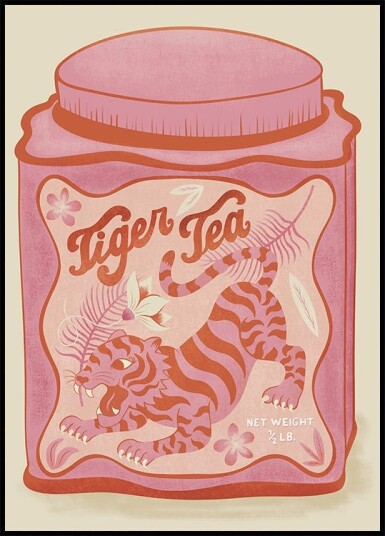 Crouching Tiger Tea Plakat Plakat / 100x150cm