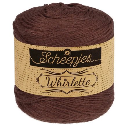 Scheepjes Whirlette Garn Unicolor 891 Kastanje Scheepjes Whirlette Garn Unicolor 891 Kastanje