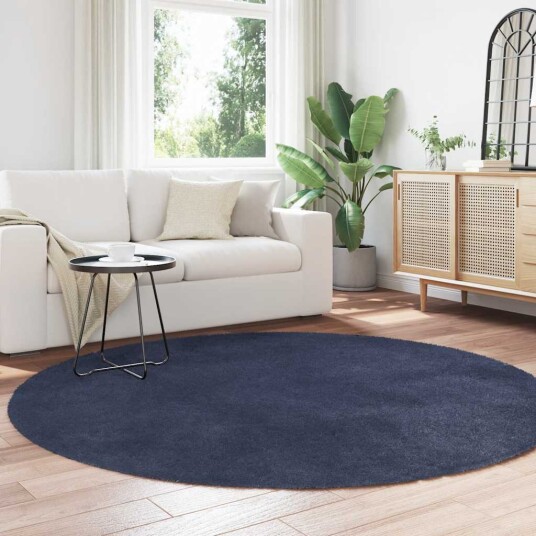 Flossteppe med lang luv NAVARRA marine 200x200 cm polyester 8721158559098