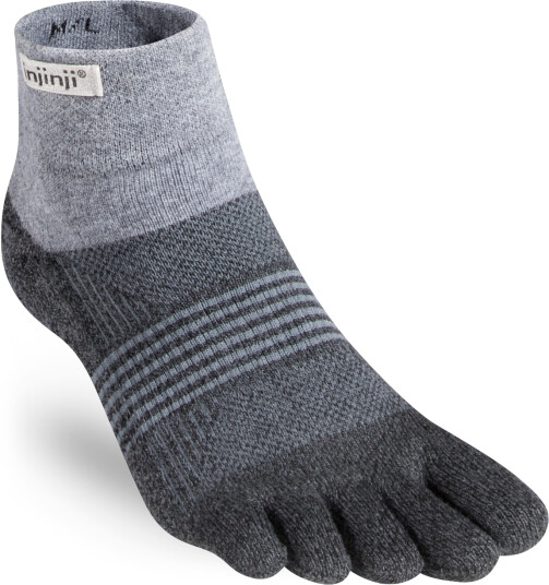 Injinji Women's Trail Midweight Mini-C Coolmax Granite XS/S, Granite Injinji Women's Trail Midweight Mini-C Coolmax Granite XS/S, Granite