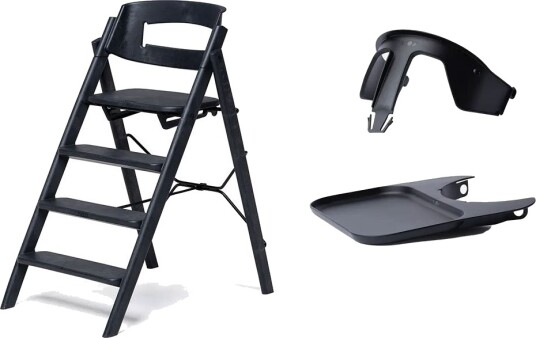 Klapp Barnestol Kaos Resirkulert Plast Charcoal Black