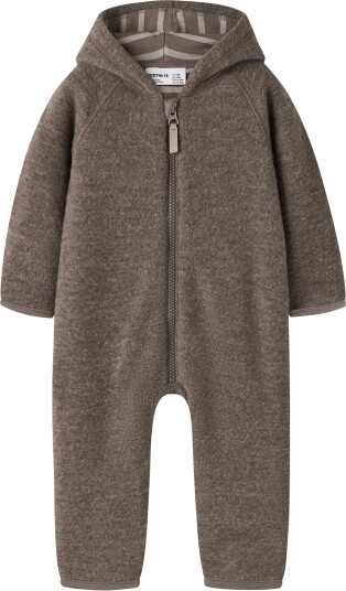 Name It Nbfwmino Wool Bru Suit W/Lining Brown 56