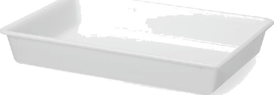 Hendi Brød /Bakeform 12 L Flat 535X385x85 Mm Hvit Hendi Brød /Bakeform 12 L Flat 535X385x85 Mm Hvit