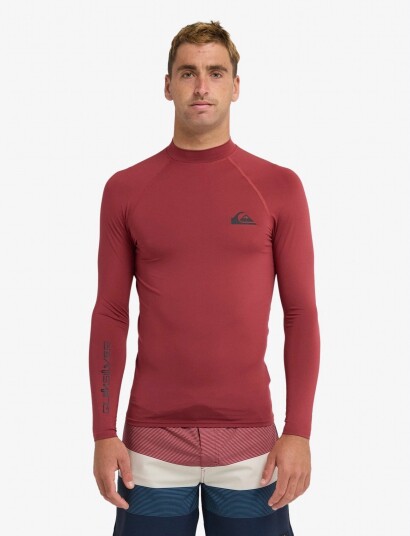 Quiksilver Everyday Upf50 Ls Burgundy XL