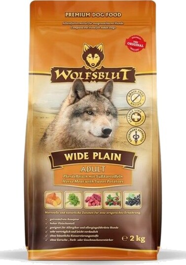 Wolfsblut Wide Plain Horse Tørrfôr Til Hund 2 kg