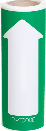 Pipecode Rørmarkør   Grønn nr. 40   160 mm x 10 m