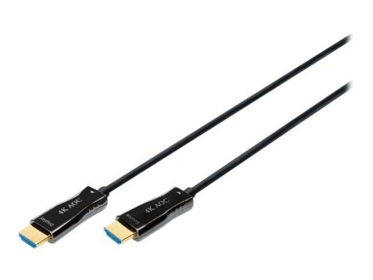 Digitus HDMI Type A 20 m 4K HD Kabel med Ethernet, Dobbeltisolert