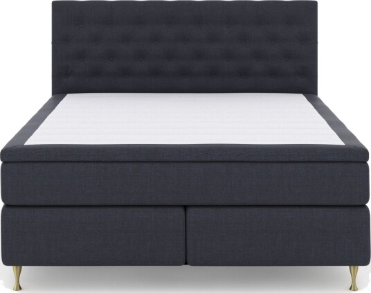Select No 4 Kontinentalseng 180x200 Fast/Medium Blå/Gullben