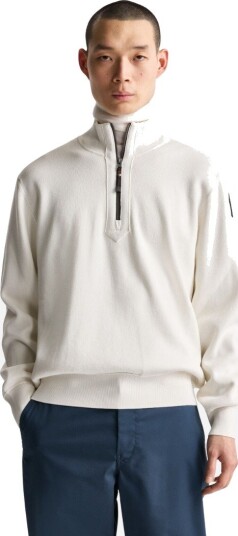 Parajumpers Half zip basic scoe sweater S hvit herre