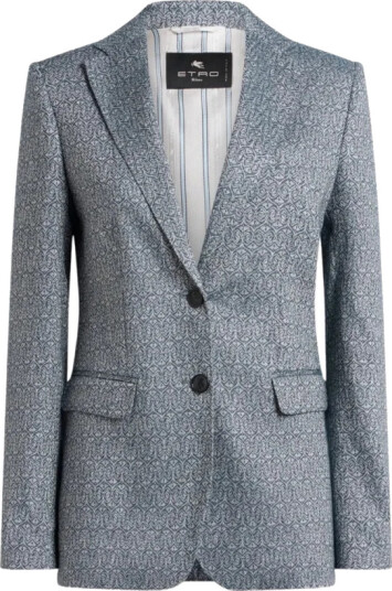 Etro Dame Jakker Blå XL, Etro Dame Jakker Blå XL,