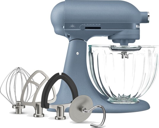 Kitchenaid 5KSM50GSVEBP Artisan Plus Luminaire kjøkkenmaskin blue peppercorn