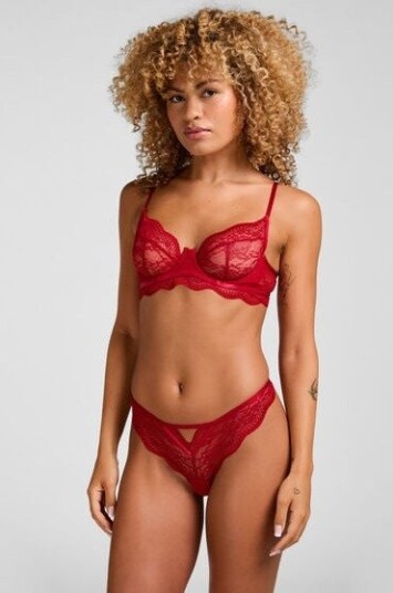 Hunkemöller Cheekini Isabelle Rød