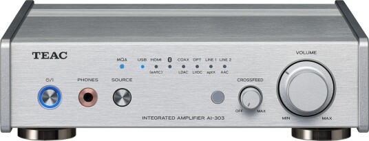 TEAC AI-303 integrert forsterker med USB DAC Sølv