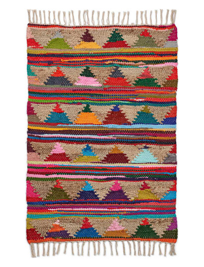 Bongusta Pyramid Chindi Rug - Multi/patterned - 60X120CM
