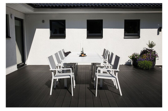 Venture HomeSpisegruppe Marbella / Copacabana 8 stolerHvit SpisegrupperFra Homeroom