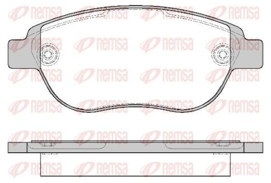Bremseklosser REMSA 0841.00