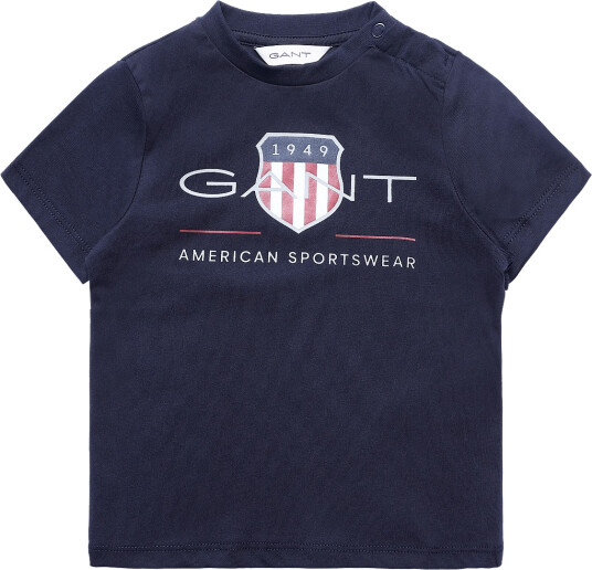Gant Kids Archive Shield Ss T Shirt Navy 86 Gant Kids Archive Shield Ss T Shirt Navy 86