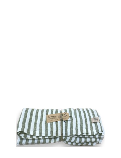 Lovely Linen Misty Tablecloth - Green - 145X380CM