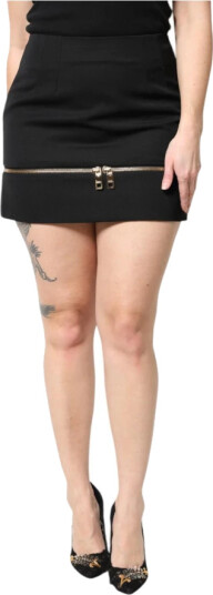 Dolce & Gabbana Dame Skjørt Svart M, Dolce & Gabbana Dame Skjørt Svart M,